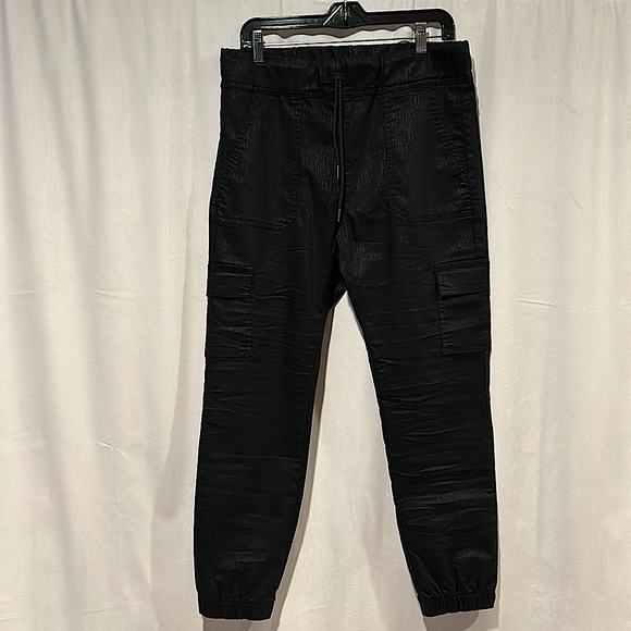 Flog Limited Collection NWT Gaya Black Shimmery Cargo Pants **Size 29** 🌺🌺